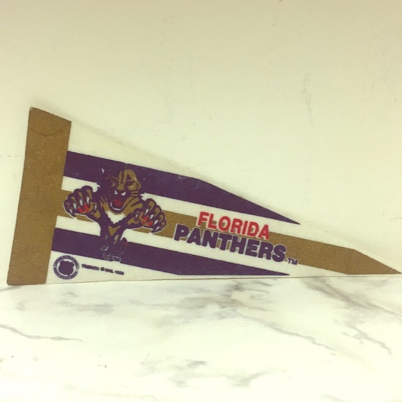 Calling All Hockey Fans! 🏒 Snag this Vintage Florida Panthers Pennant for Your - Picture 2 of 5